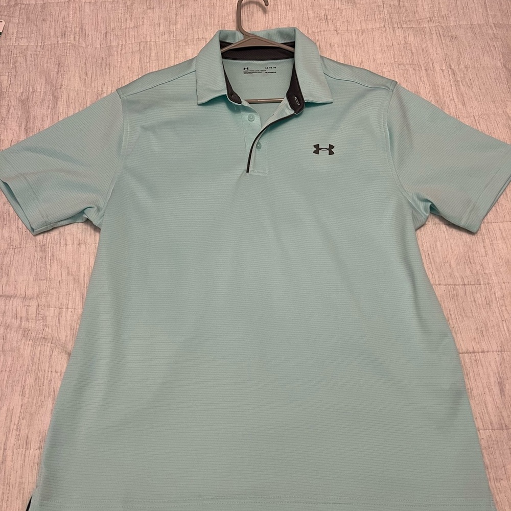 Under Armour Men's Aqua Polo Shirt